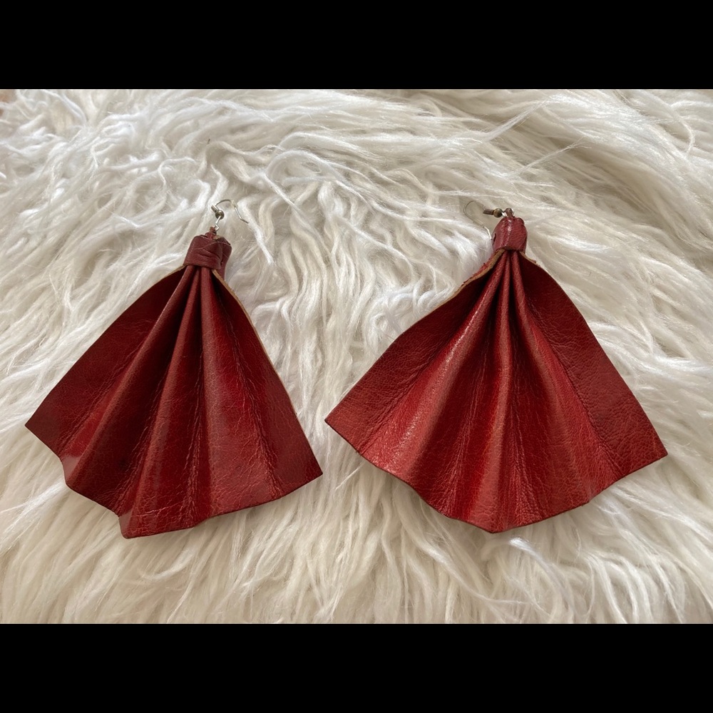 Custom Earrings Soft leather